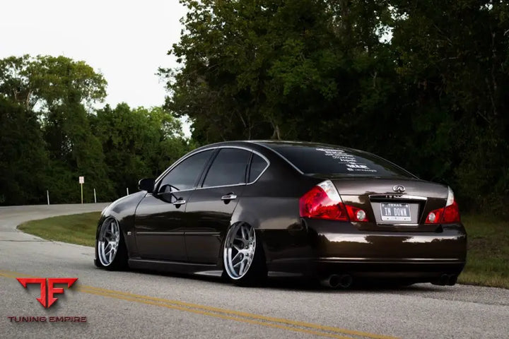 INFINITI M35 on custom forged wheels