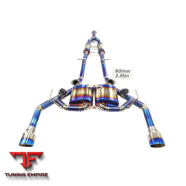 INFINITI Q50 3.7L TITANIUM CATBACK EXHAUST WITH MUFFLER VALVE