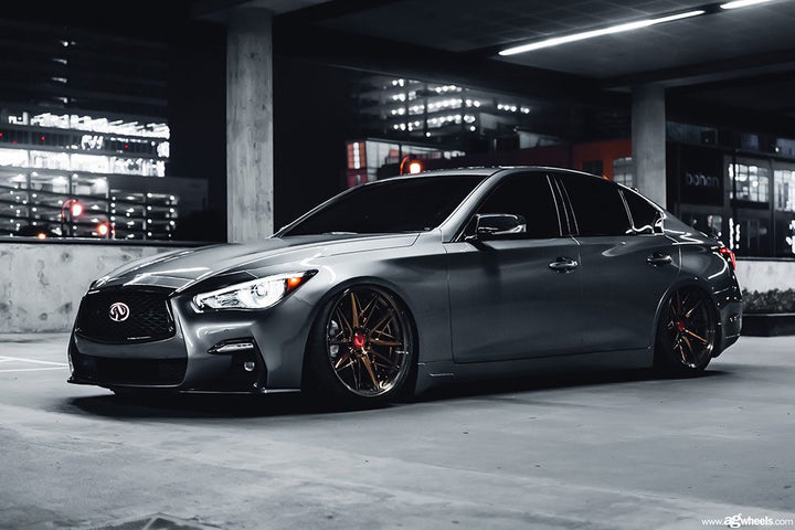 INFINITI Q50S on custom forged wheels