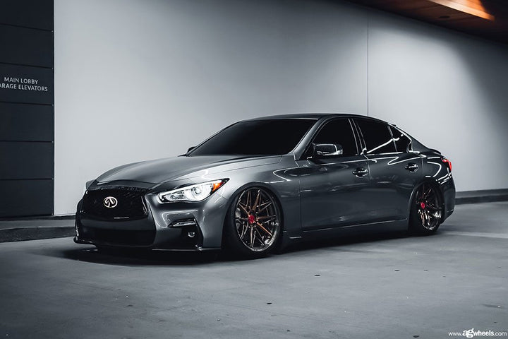 INFINITI Q50S on custom forged wheels