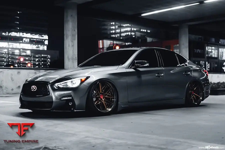INFINITI Q50S on custom forged wheels