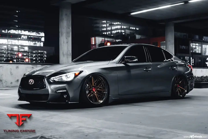 INFINITI Q50S on custom forged wheels