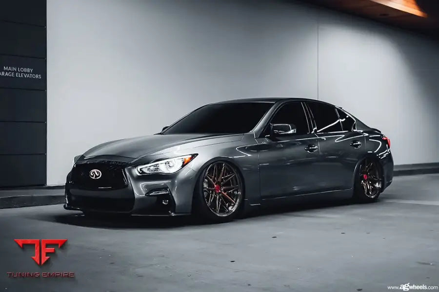 INFINITI Q50S on custom forged wheels
