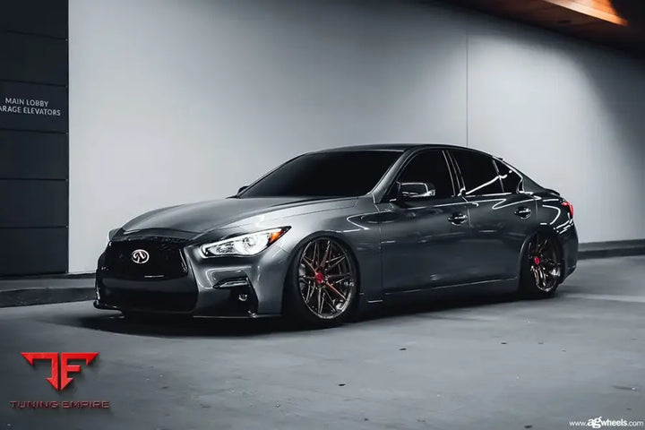 INFINITI Q50S on custom forged wheels