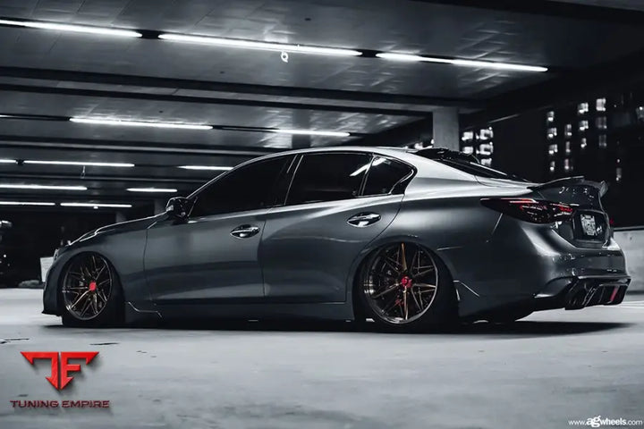 INFINITI Q50S on custom forged wheels