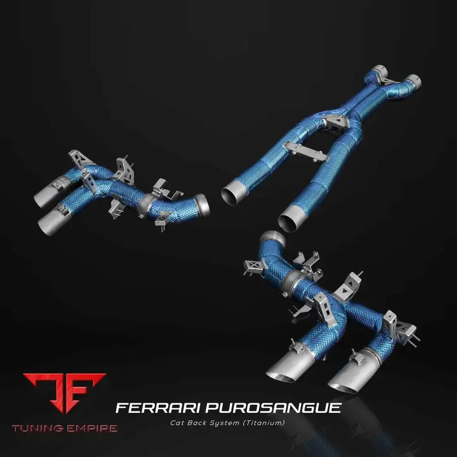 IPE FERRARI PUROSANGUE (TITANIUM) EXHAUST SYSTEM
