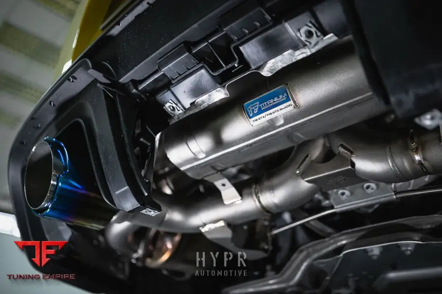 IPE PORSCHE 718 GTS 4.0 / 718 CAYMAN GT4 / 718 SPYDER (TITANIUM) EXHAUST SYSTEM