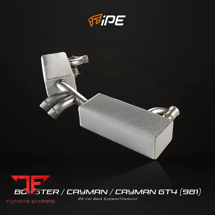 IPE PORSCHE BOXSTER / CAYMAN / CAYMAN GT4 (981) (TITANIUM) EXHAUST SYSTEM
