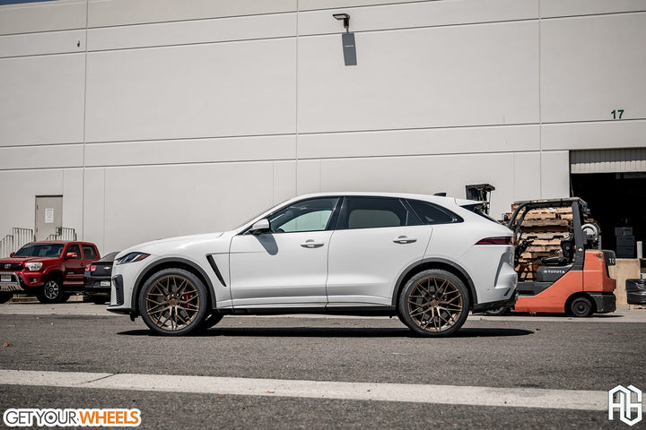 JAGUAR F-PACE SVR on custom forged wheels
