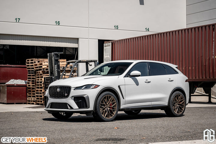 JAGUAR F-PACE SVR on custom forged wheels