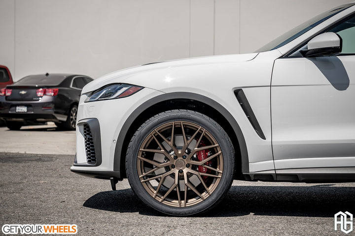 JAGUAR F-PACE SVR on custom forged wheels