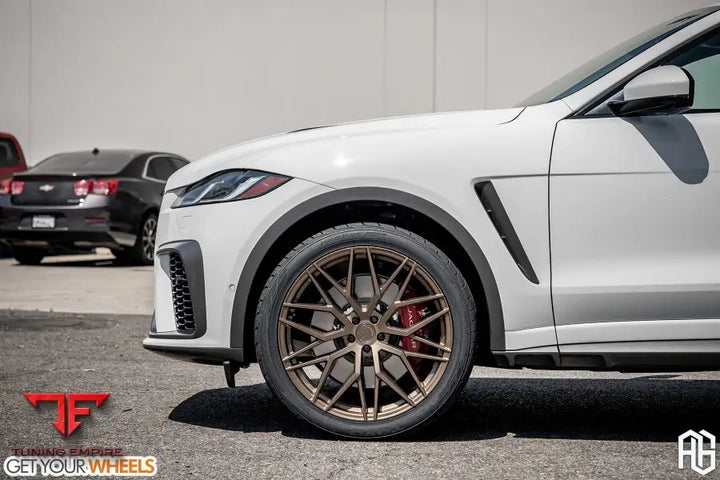 JAGUAR F-PACE SVR on custom forged wheels