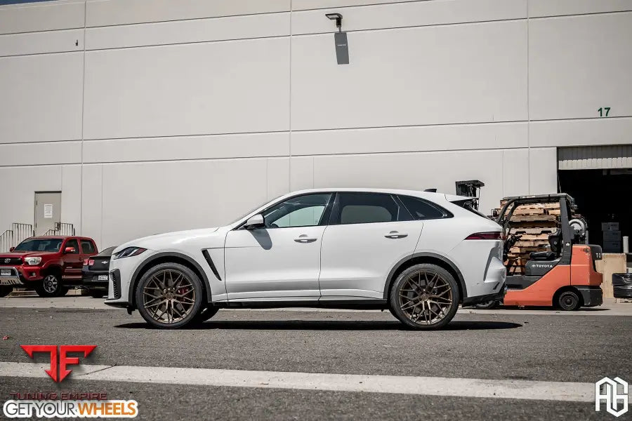 JAGUAR F-PACE SVR on custom forged wheels