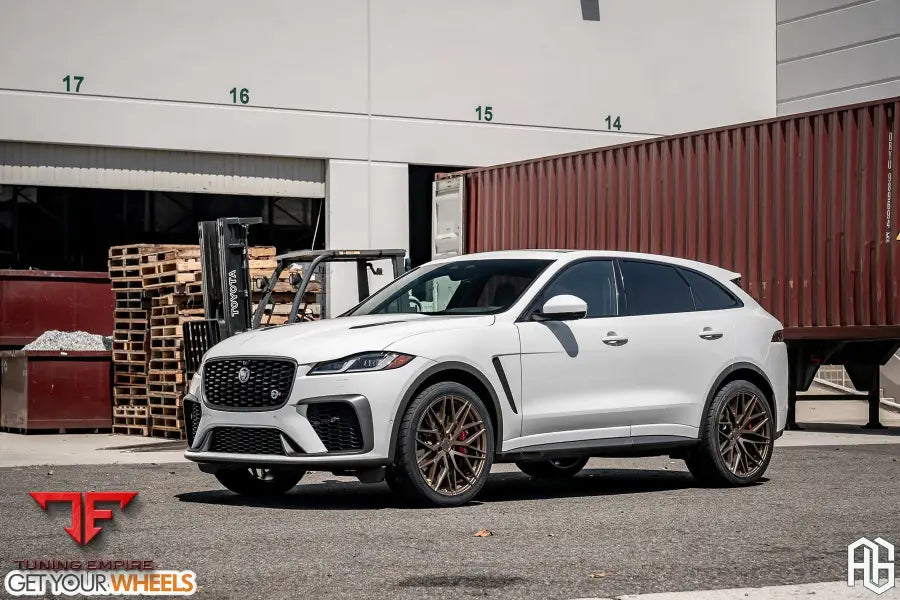 JAGUAR F-PACE SVR on custom forged wheels