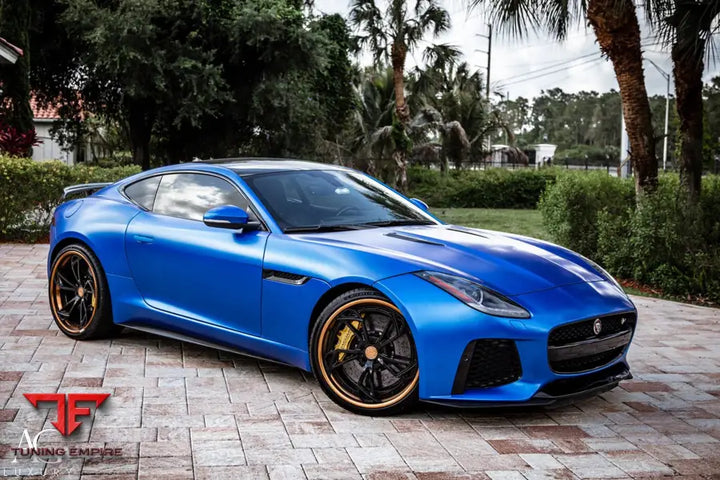 Jaguar F-Type on custom forged wheels