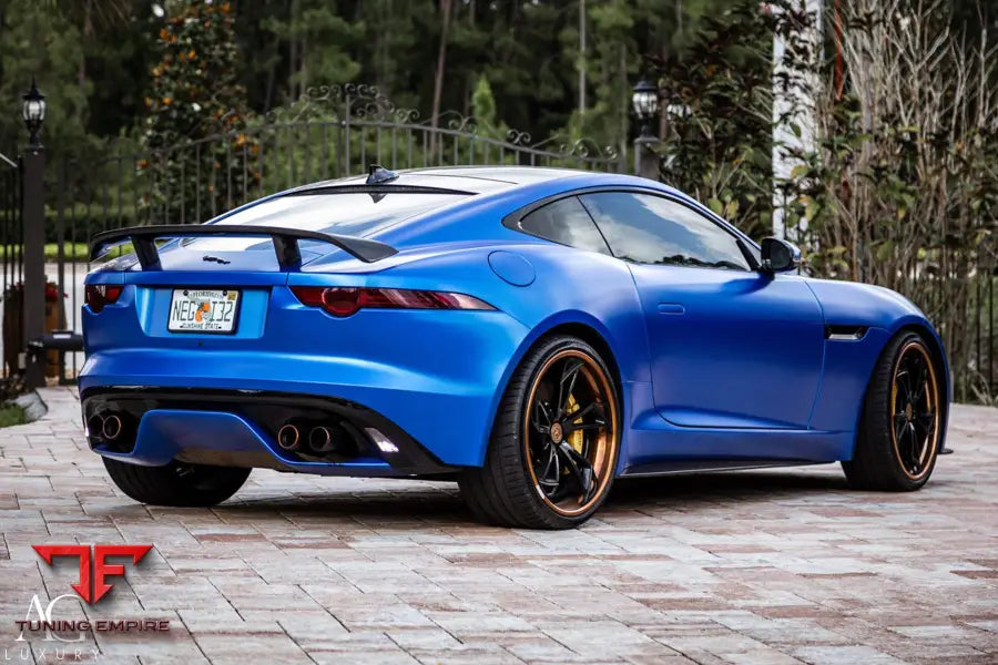 Jaguar F-Type on custom forged wheels