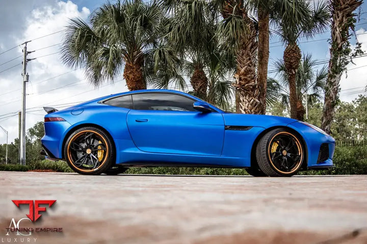 Jaguar F-Type on custom forged wheels