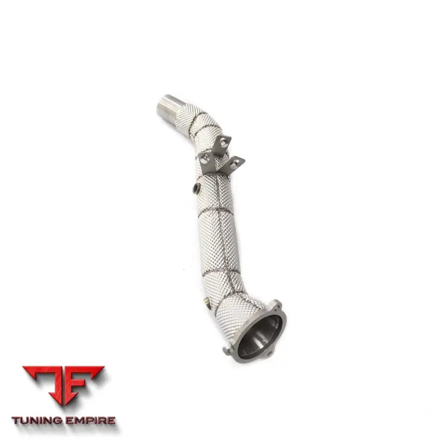 JAGUAR XE 2.0T STAINLESS STEEL RAZOR EXHAUST DOWNPIPE WITH HEAT SHIELD