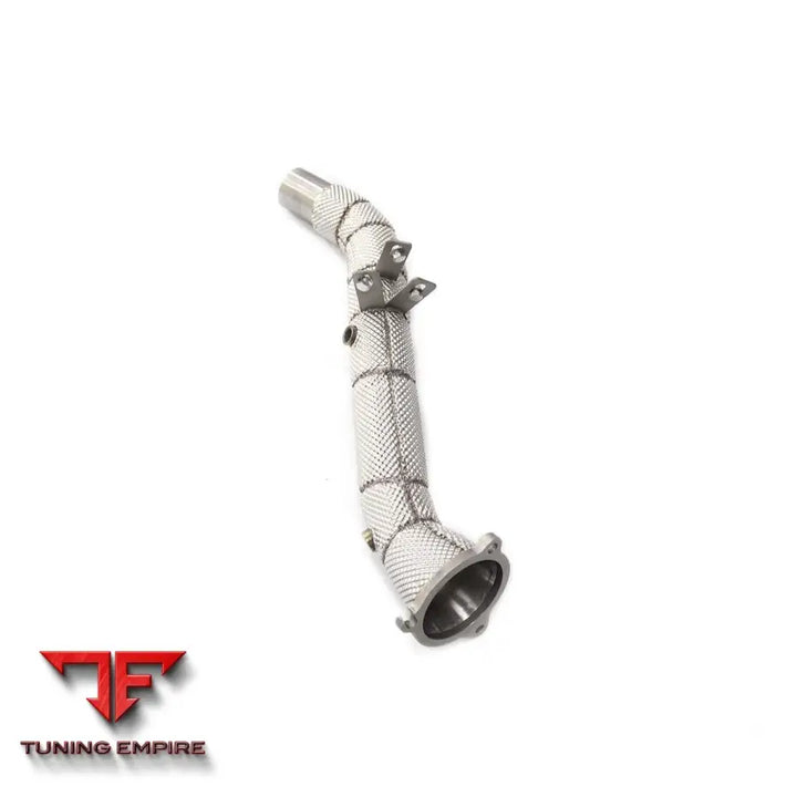 JAGUAR XE 2.0T STAINLESS STEEL RAZOR EXHAUST DOWNPIPE WITH HEAT SHIELD