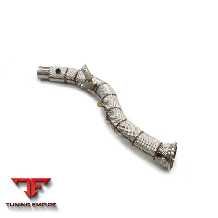 JAGUAR XE 2.0T STAINLESS STEEL RAZOR EXHAUST DOWNPIPE WITH HEAT SHIELD