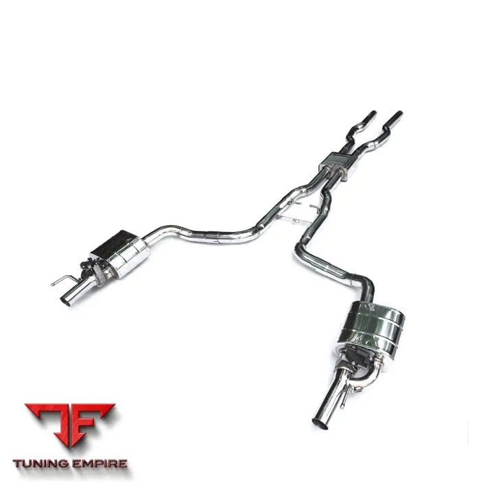 JAGUAR XJL 3.0T STAINLESS STEEL CATBACK RAZOR EXHAUST WITH MUFFLER VALVE