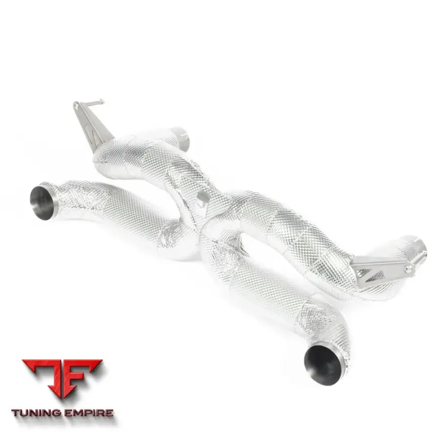 JCR FERRARI 488 PISTA TITANIUM RACE PIPE (NON SILENCED) EXHAUST SYSTEM