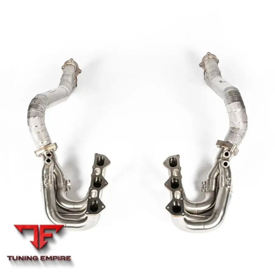 JCR PORSCHE INCONEL RACE MANIFOLD & TITANIUM LINK PIPES (NON SILENCED) EXHAUST SYSTEM