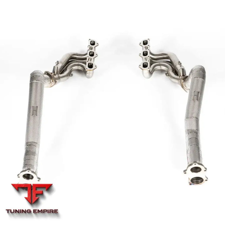 JCR PORSCHE INCONEL RACE MANIFOLD & TITANIUM LINK PIPES (NON SILENCED) EXHAUST SYSTEM