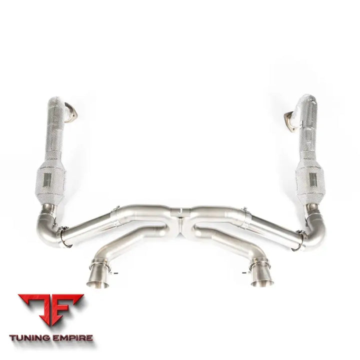 JCR PORSCHE TITANIUM SUPERLIGHT RACE PIPE (CATTED / NON SILENCED) EXHAUST SYSTEM