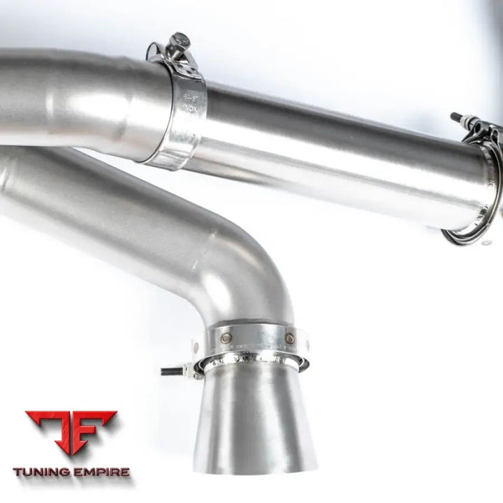 JCR PORSCHE TITANIUM SUPERLIGHT RACE PIPE (NON SILENCED) EXHAUST SYSTEM