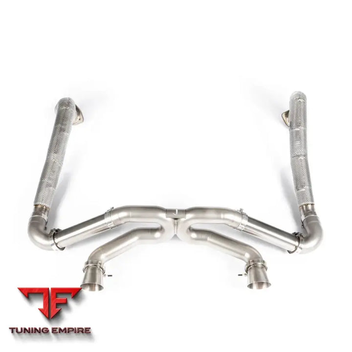JCR PORSCHE TITANIUM SUPERLIGHT RACE PIPE (NON SILENCED) EXHAUST SYSTEM