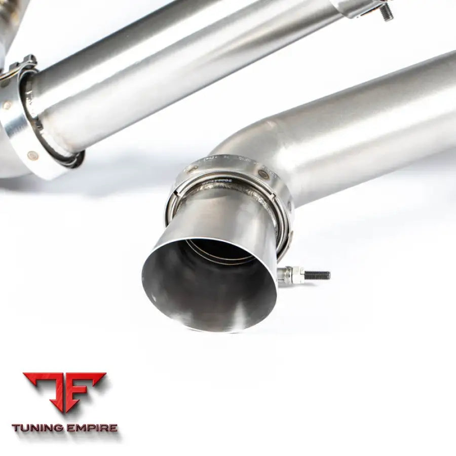 JCR PORSCHE TITANIUM SUPERLIGHT RACE PIPE (NON SILENCED) EXHAUST SYSTEM