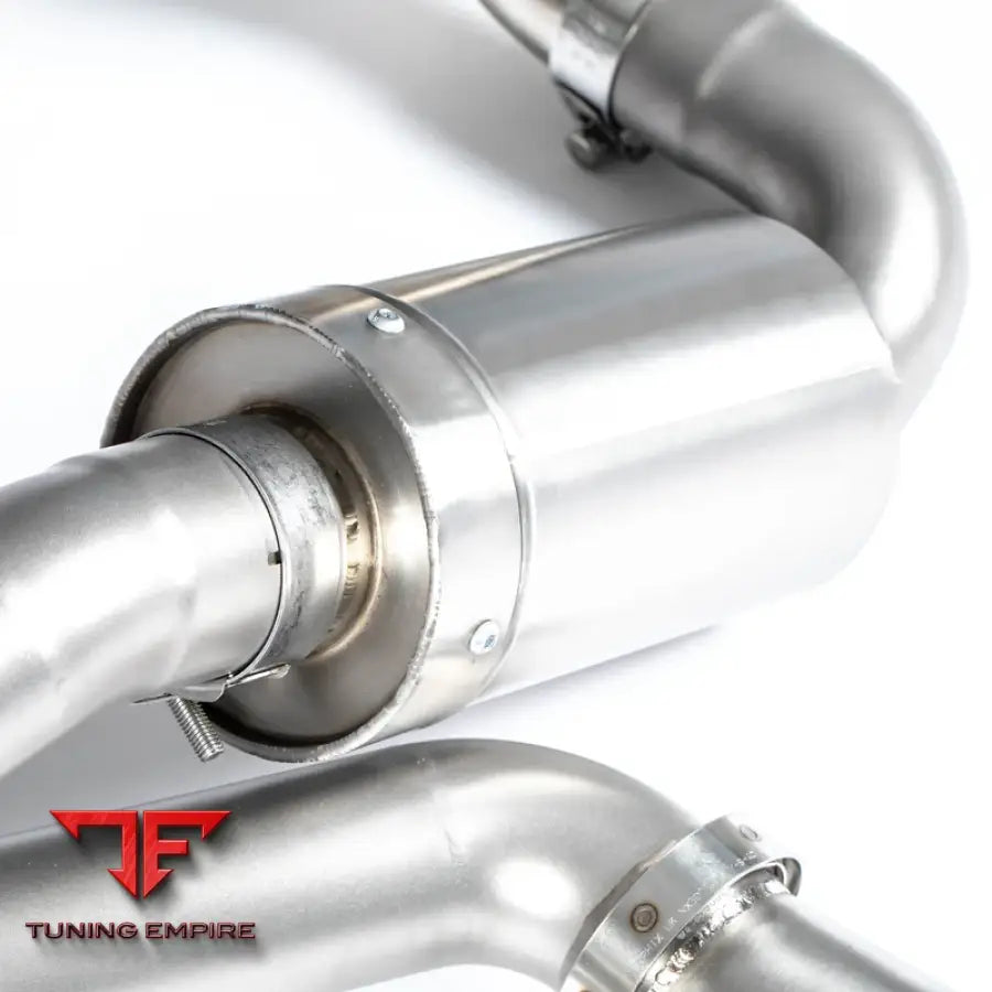 JCR PORSCHE TITANIUM SUPERLIGHT RACE PIPE (SILENCED) EXHAUST SYSTEM