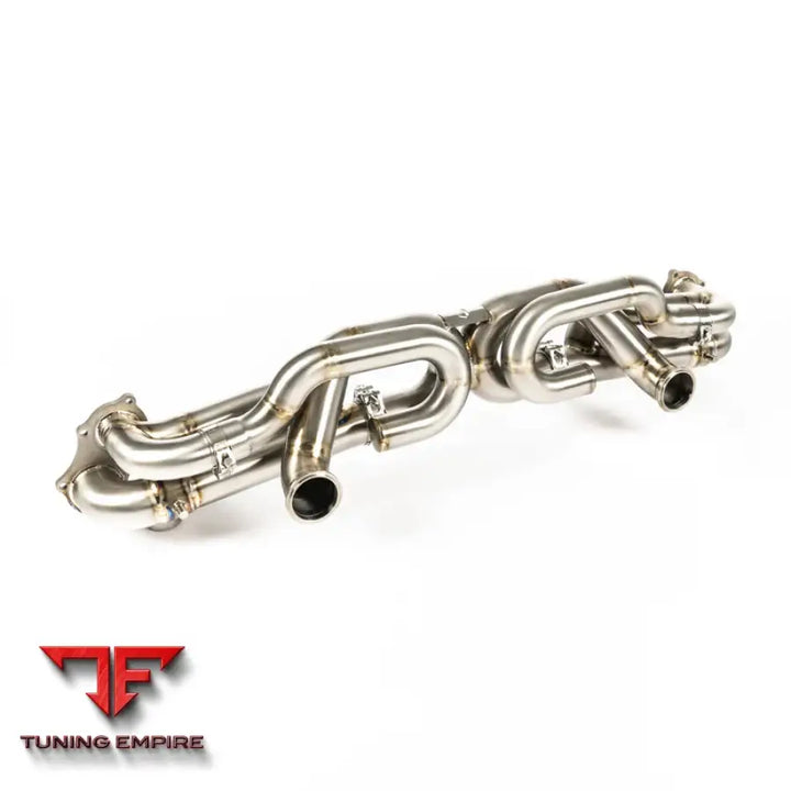 JCR PORSCHE TITANIUM VALVED RACE PIPE (NON SILENCED) EXHAUST SYSTEM