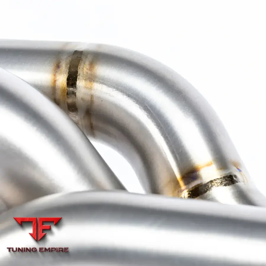 JCR PORSCHE TITANIUM VALVED RACE PIPE (NON SILENCED) EXHAUST SYSTEM