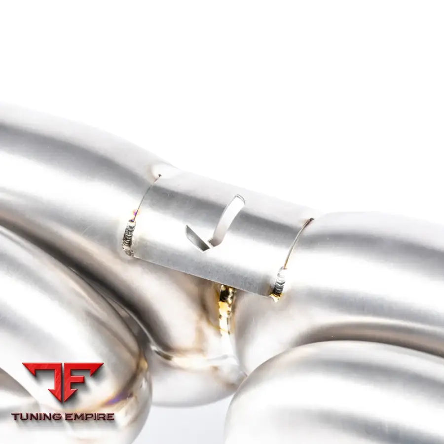 JCR PORSCHE TITANIUM VALVED RACE PIPE (SILENCED) EXHAUST SYSTEM