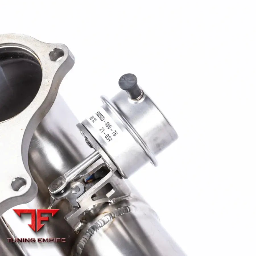 JCR PORSCHE TITANIUM VALVED RACE PIPE (SILENCED) EXHAUST SYSTEM