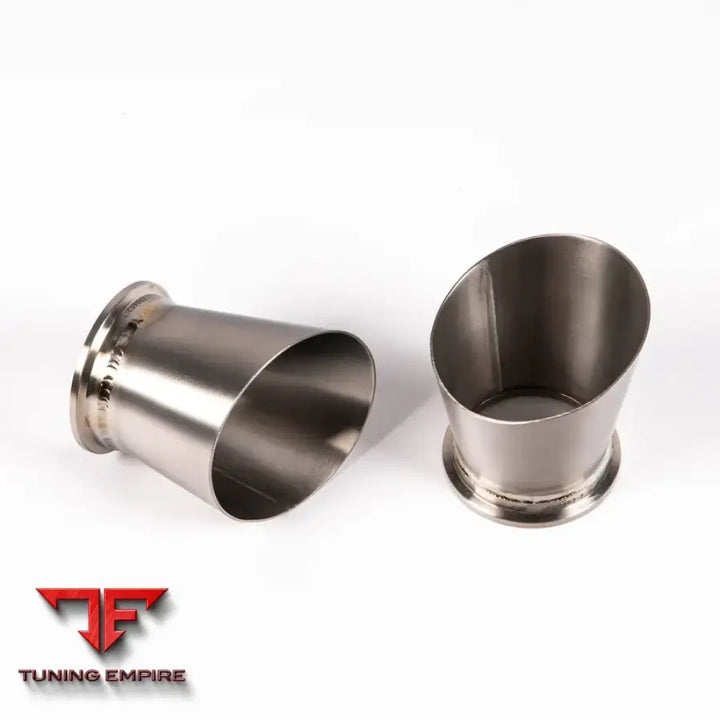 JCR PORSCHE TITANIUM VALVED RACE PIPE (SILENCED) EXHAUST SYSTEM