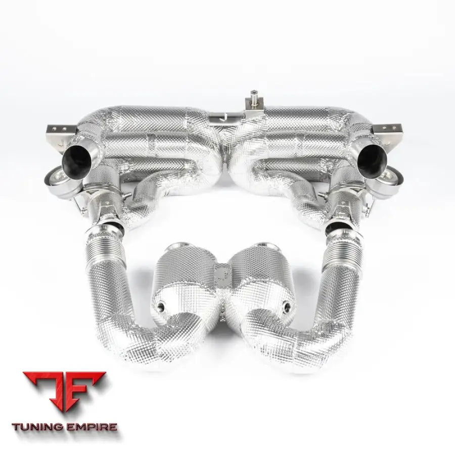 JCR PORSCHE 918 SPYDER INCONEL VALVED RACE PIPE & RACE CATS EXHAUST SYSTEM