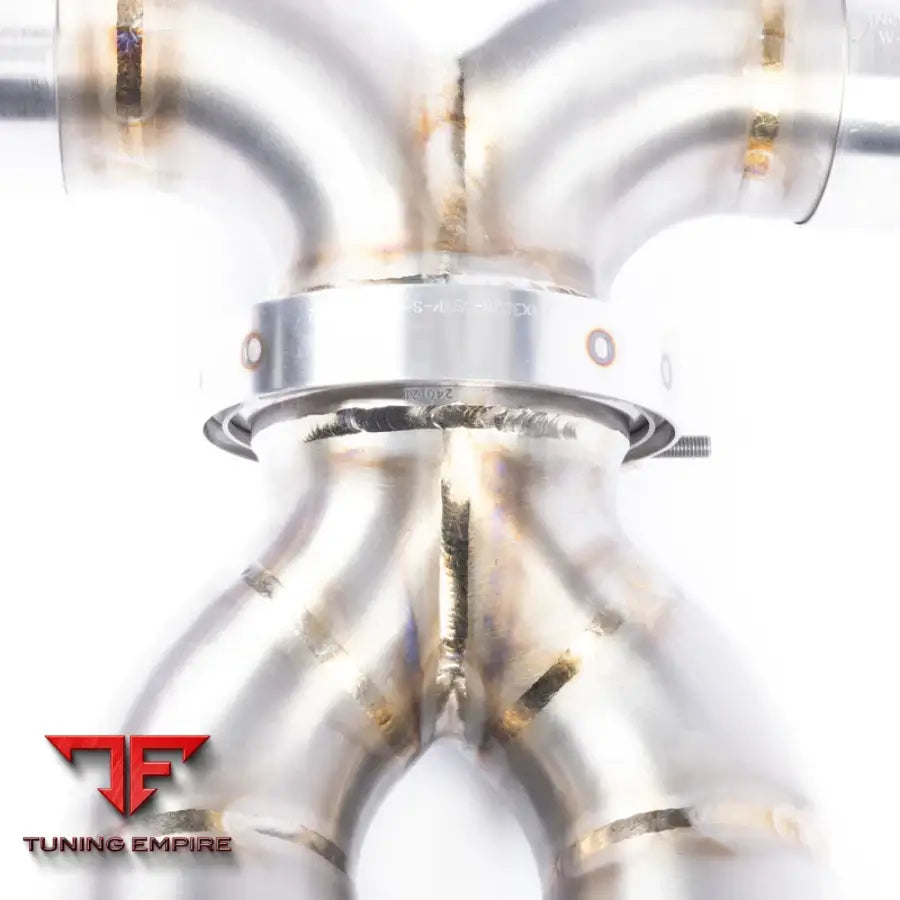 JCR PORSCHE 981 GT4 TITANIUM TIPS (MEGAPHONE) EXHAUST SYSTEM