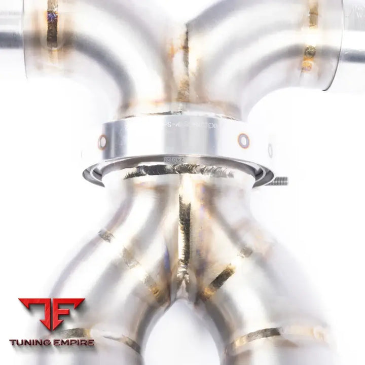 JCR PORSCHE 981 GT4 TITANIUM TIPS (MEGAPHONE) EXHAUST SYSTEM