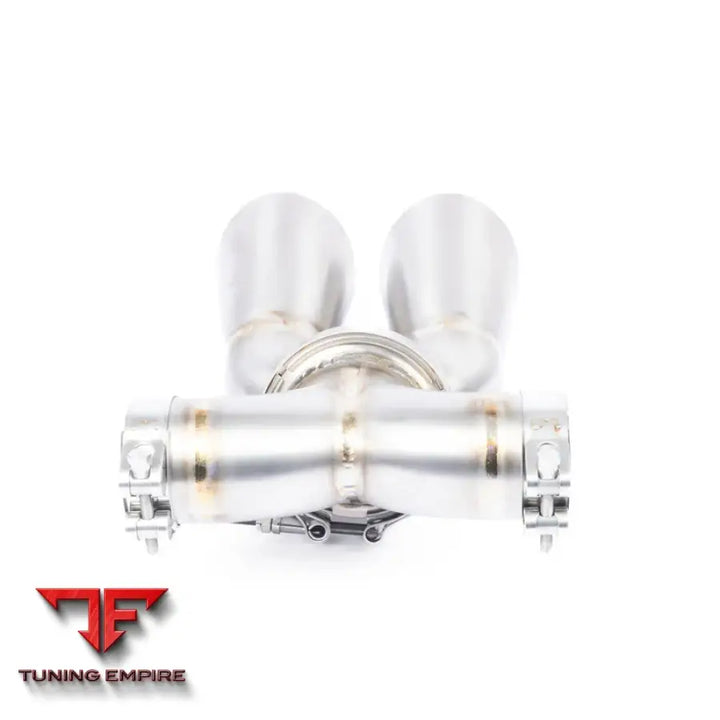 JCR PORSCHE 981 GT4 TITANIUM TIPS (MEGAPHONE) EXHAUST SYSTEM