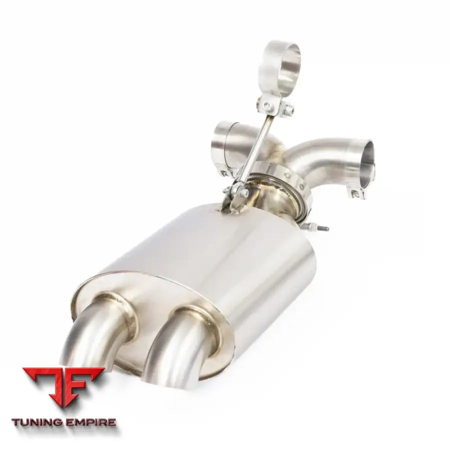 JCR PORSCHE TITANIUM TIPS (SILENCED) EXHAUST SYSTEM