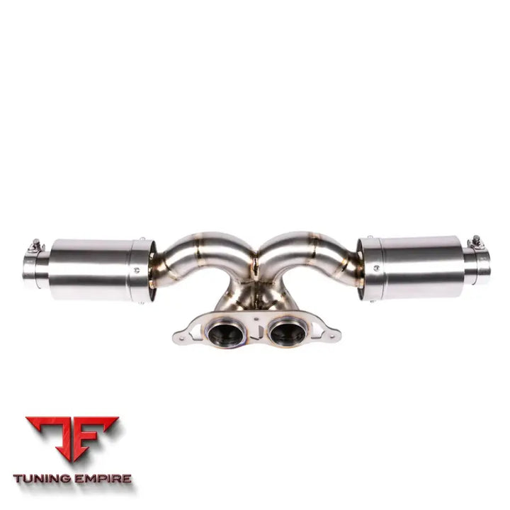 JCR PORSCHE SUPERLIGHT RACE PIPE (SILENCED / RACE CATS) EXHAUST SYSTEM