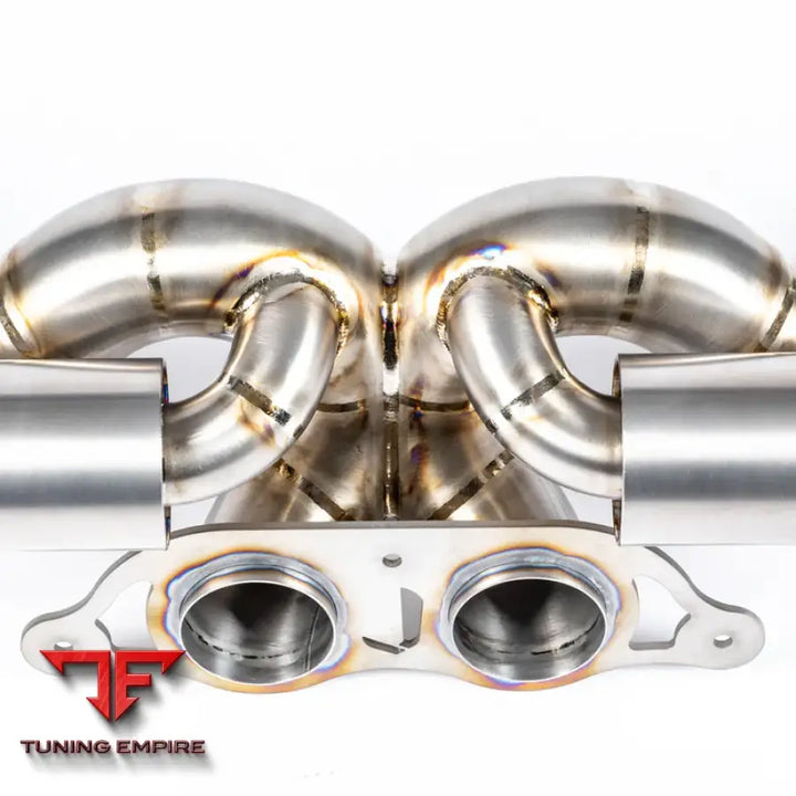 JCR PORSCHE SUPERLIGHT RACE PIPE (VALVED / RACE CATS) EXHAUST SYSTEM