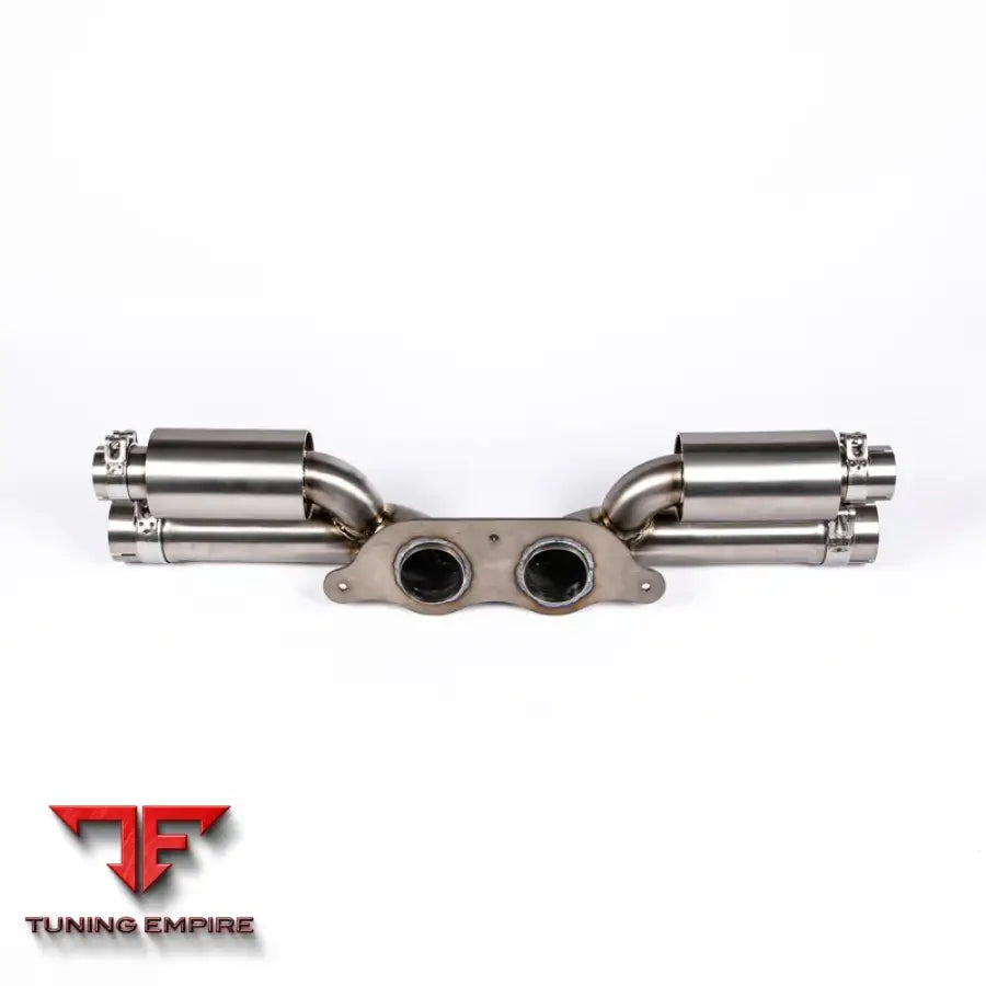 JCR PORSCHE 991.1 GT3 TITANIUM CENTRE BYPASS (SILENCED) EXHAUST SYSTEM