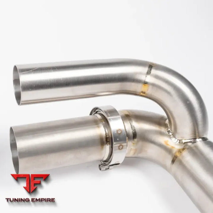 JCR PORSCHE 991.1 GT3 TITANIUM SIDE SILENCER BYPASS (NON VALVED) EXHAUST SYSTEM