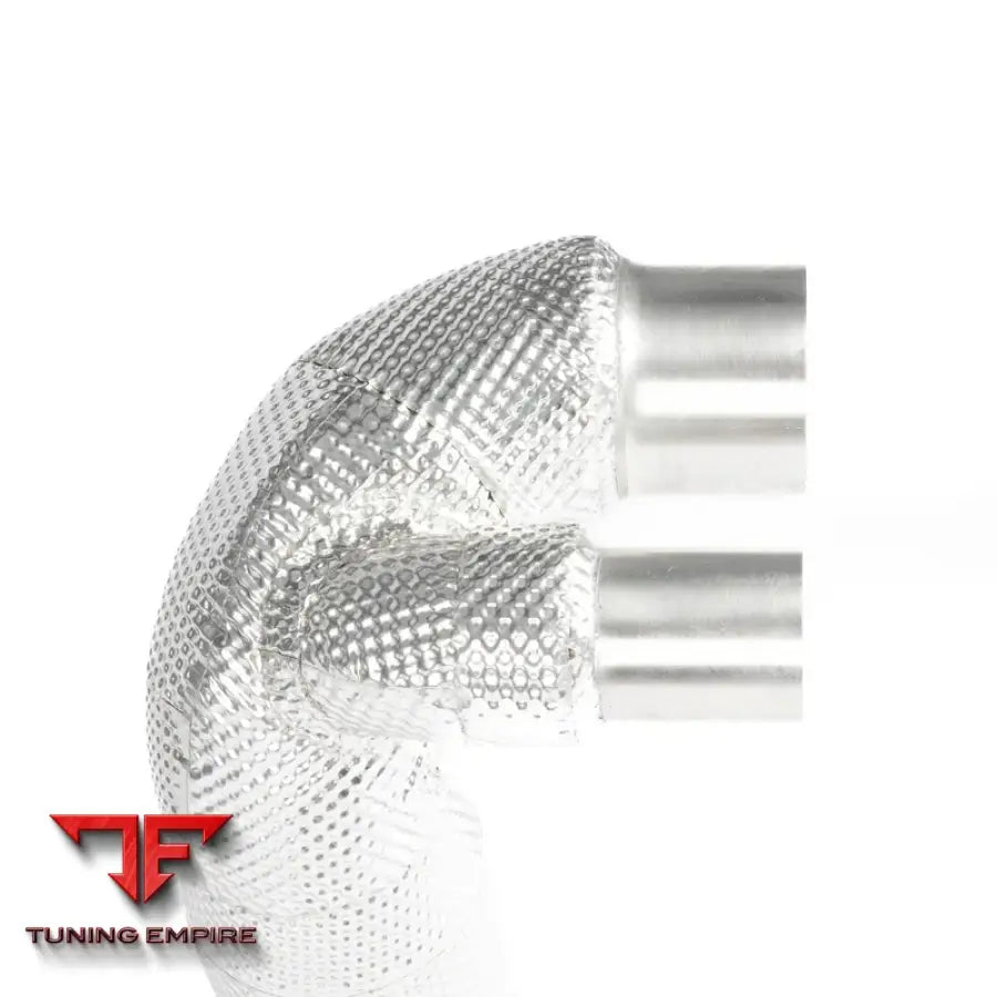 JCR PORSCHE INCONEL CAT DELETES (HEAT SHIELDED) EXHAUST SYSTEM