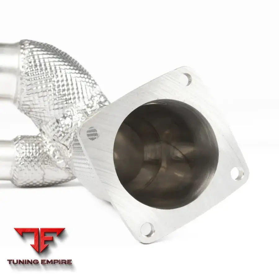 JCR PORSCHE INCONEL CAT DELETES (HEAT SHIELDED) EXHAUST SYSTEM