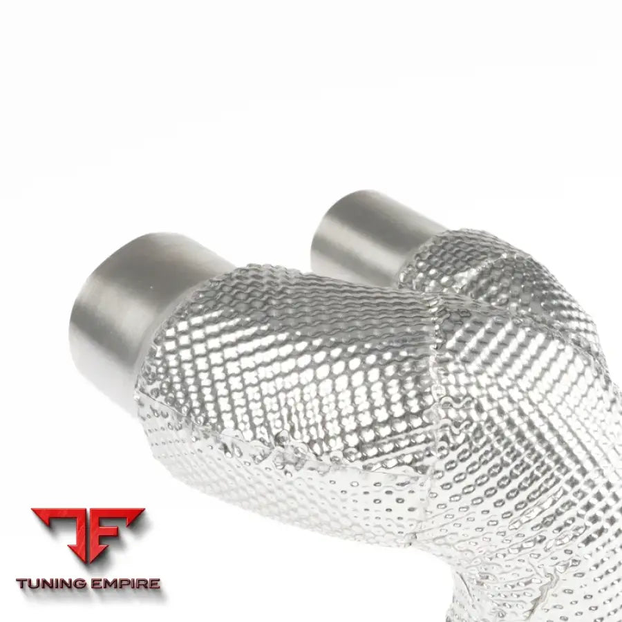 JCR PORSCHE INCONEL CAT DELETES (HEAT SHIELDED) EXHAUST SYSTEM